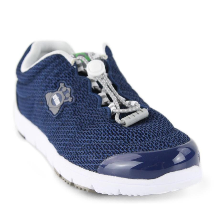 SLIP ON SNEAKER TOGGLE LACE NAVY BLUE
