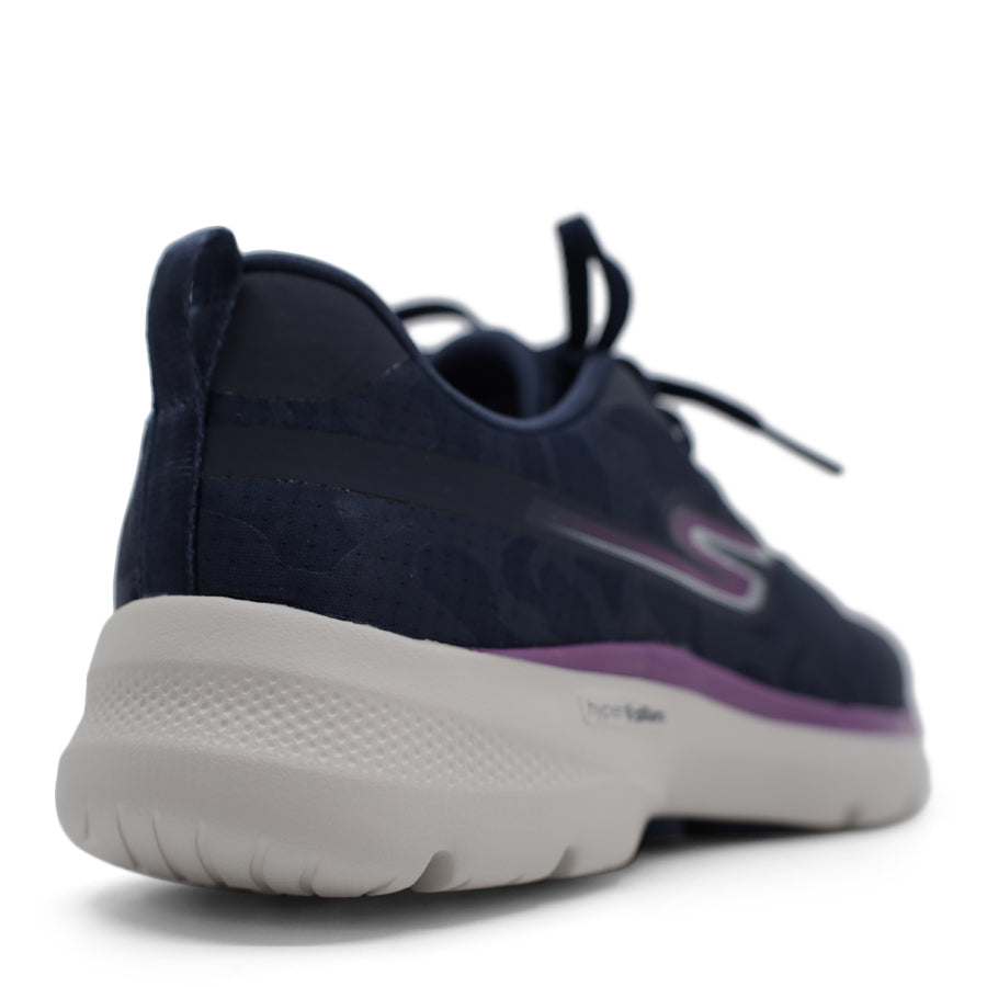 NAVY PINK HIGH SOLE LACE UP SNEAKER
