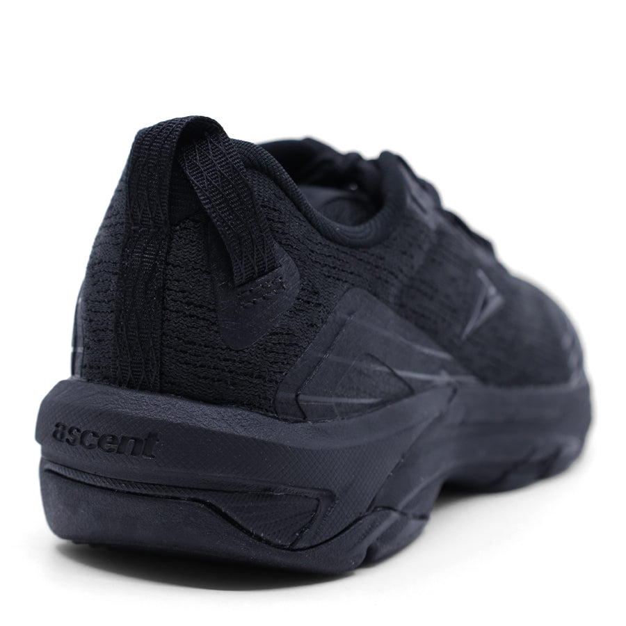 BLACK MESH UPPER LACE UP SCHOOL SHOE