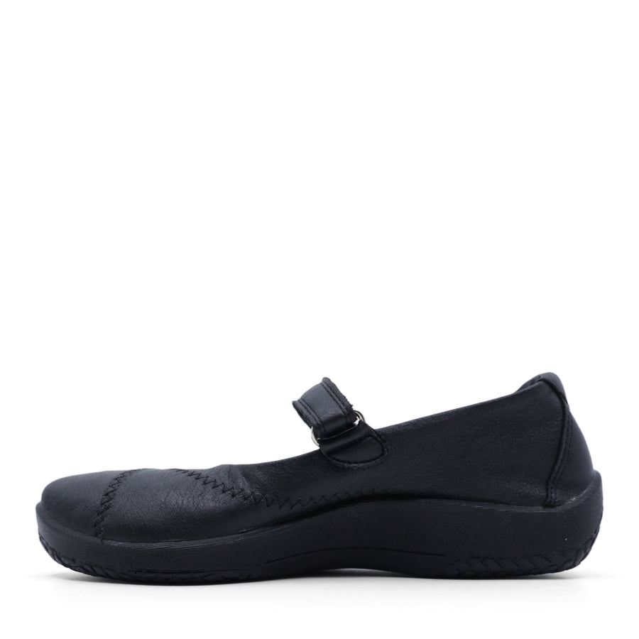 BLACK MARY JANE ADJUSTABLE VELCRO SLIP ON SNEAKER