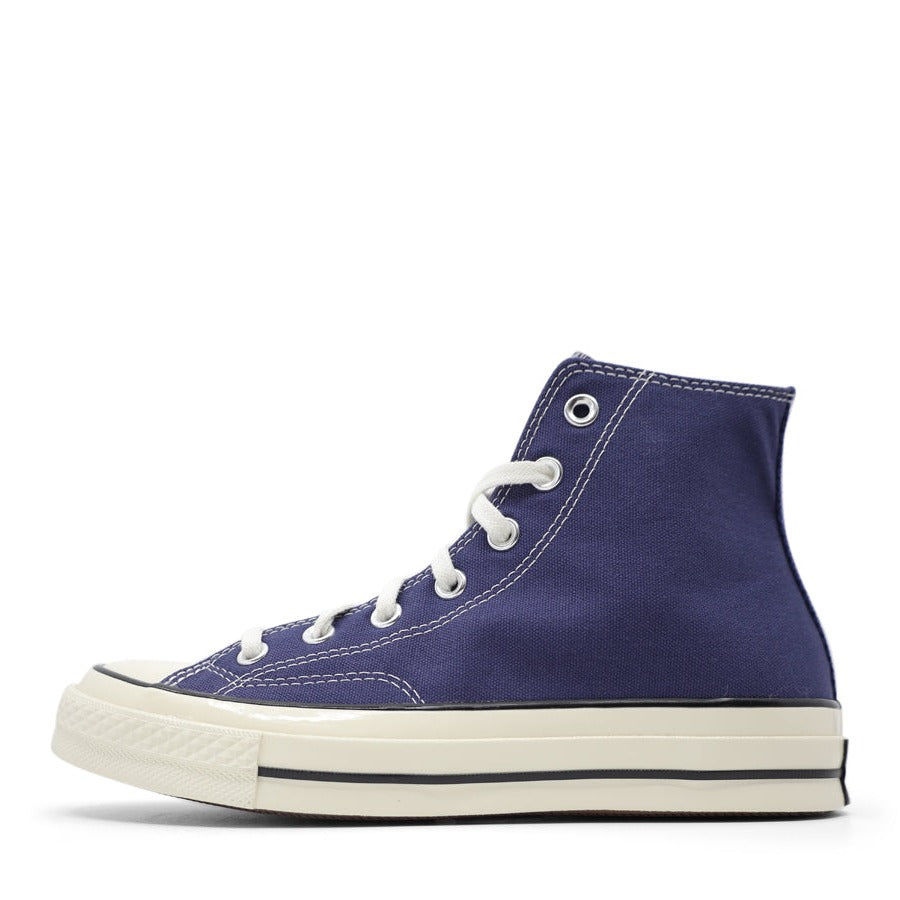 NAVY BLUE EGRET UNISEX HIGH TOP LACE UP SNEAKER