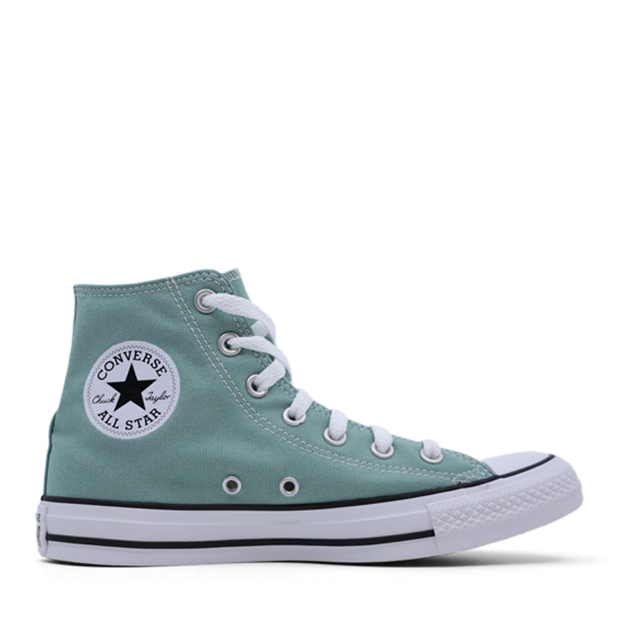 GREEN  HIGH TOP LACE UP UNISEX SNEAKER