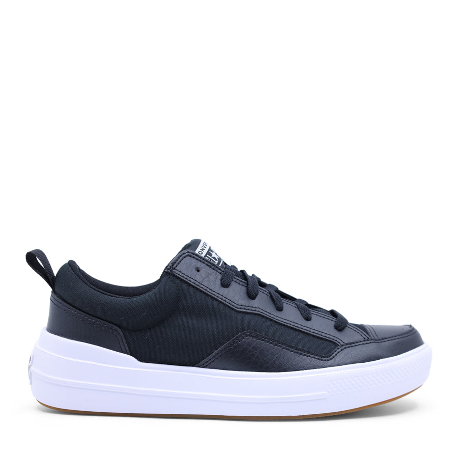 CONVERSE ALL STAR BLACK UPPER WHITE SOLE LACE UP SNEAKER