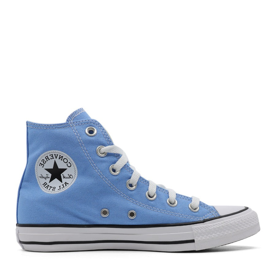 LIGHT BLUE HIGH TOP LACE UP SNEAKER