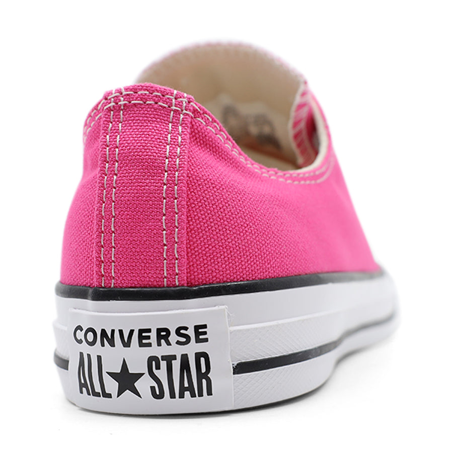 HOT PINK WHITE SOLE LACE UP LOW TOP SNEAKER