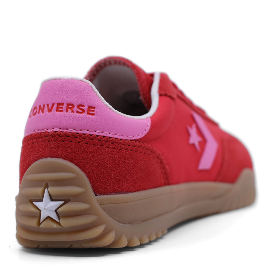 CONVERSE RUN STAR RED PINK LACE UP TRAINER SNEAKER