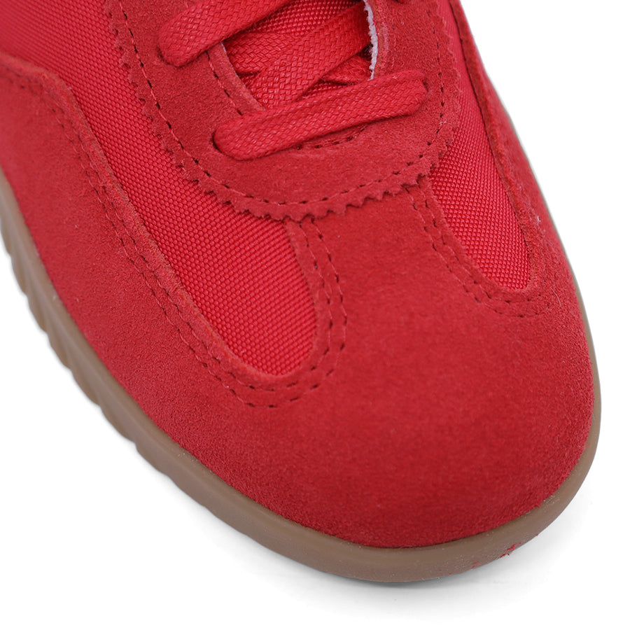 CONVERSE RUN STAR RED PINK LACE UP TRAINER SNEAKER