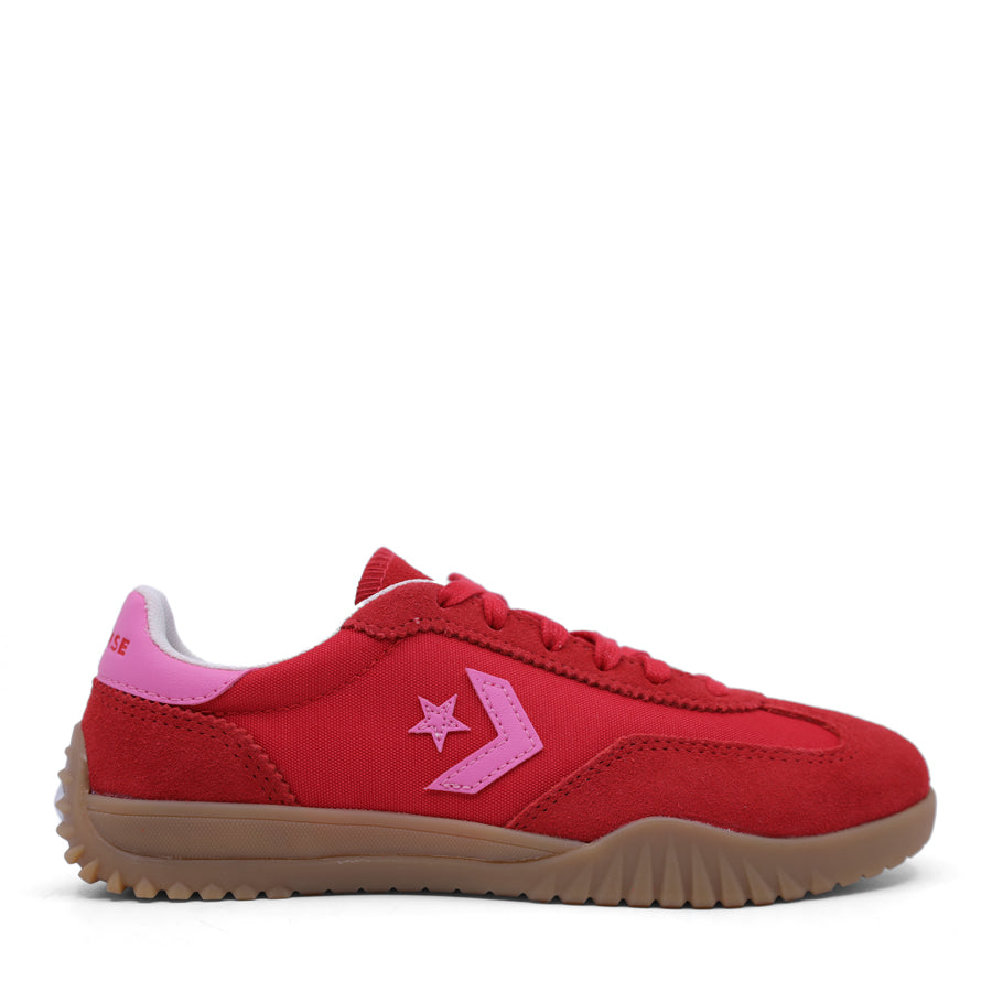 CONVERSE RUN STAR RED PINK LACE UP TRAINER SNEAKER
