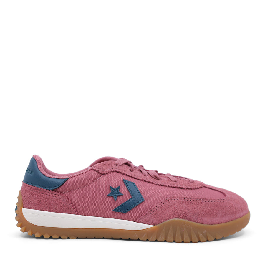 CONVERSE RUN STAR ROSE PINK AND BLUE LACE UP TRAINER SNEAKER