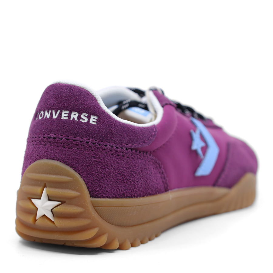 CONVERSE RUN STAR PURPLE AND BLUE LACE UP TRAINER SNEAKER