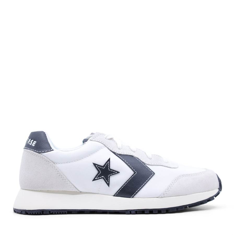 CONVERSE WHITE GREY LOW TOP SNEAKERS LACE UP TRAINERS