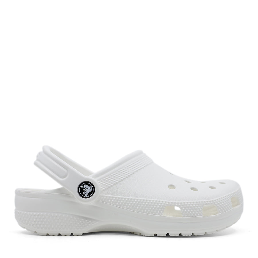 BLACK CLASSIC CROC CLOG ANKLE STRAP