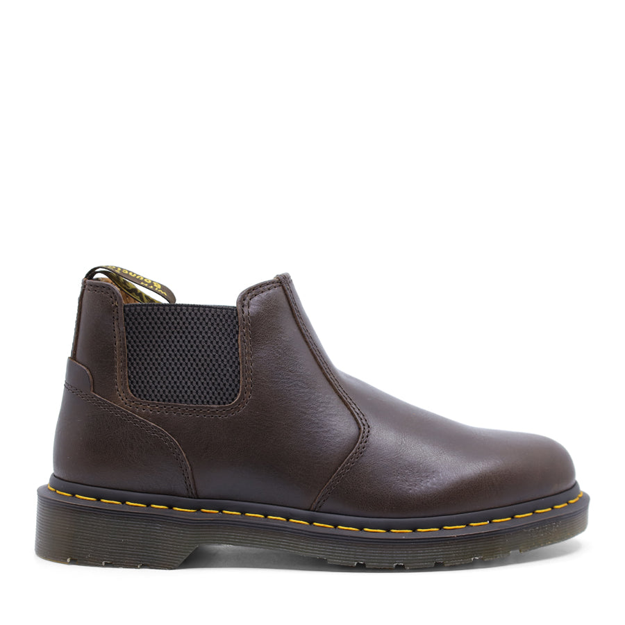 MENS DR MARTENS BROWN SLIP ON ANKLE BOOT