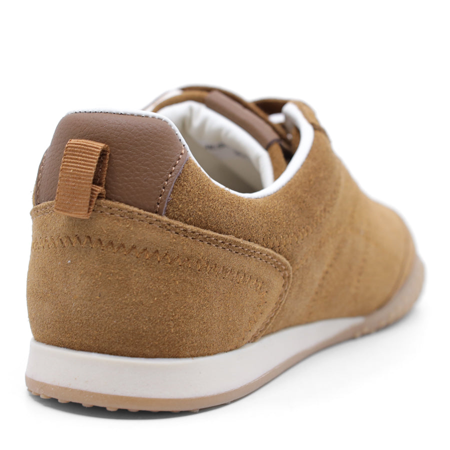 TOBACCO BROWN SUEDE LACE UP SNEAKER