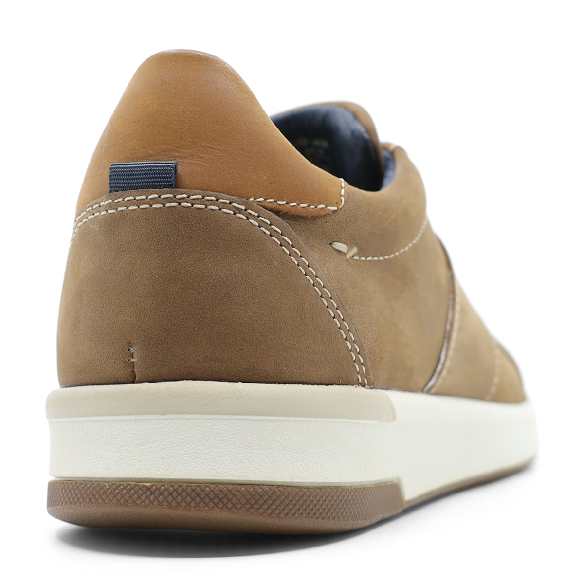 MENS MUSHROOM BROWN DRESS CASUAL LACE UP SNEAKER SHOE