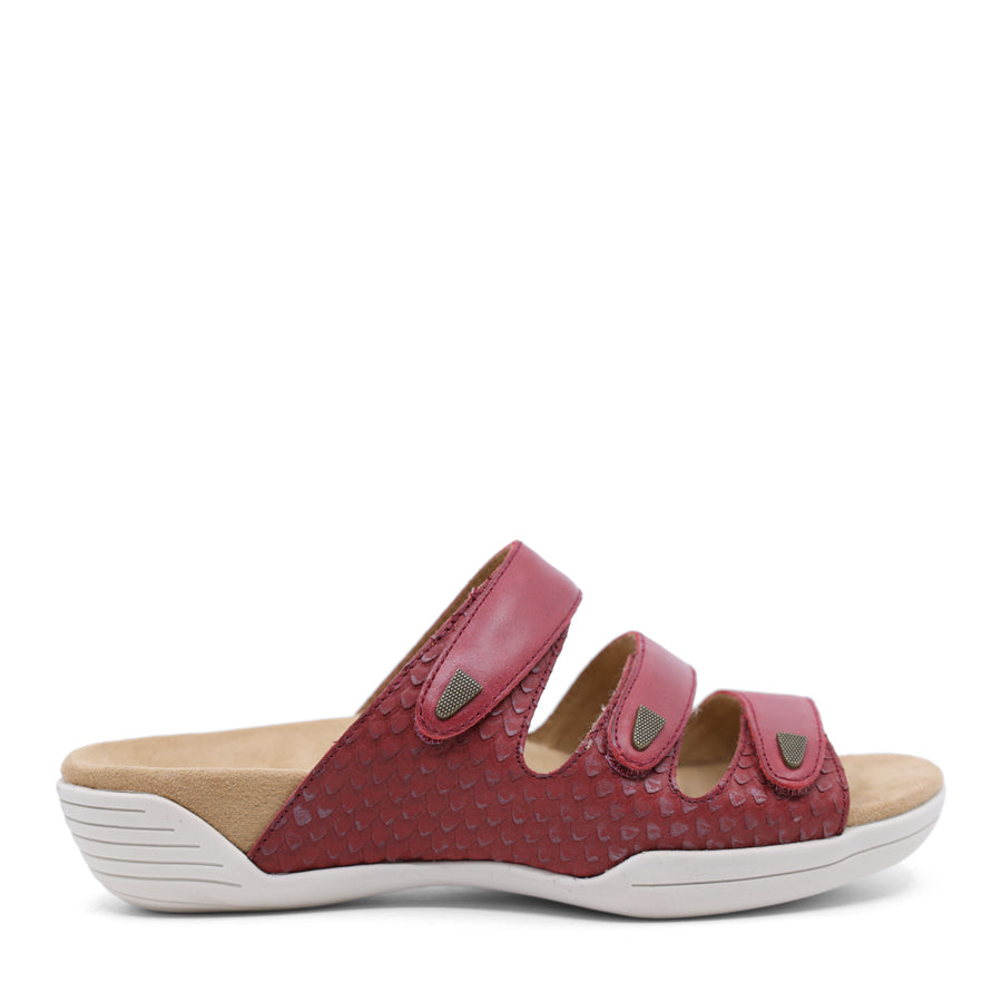 GREEN SLIP ON SLIDE VELCRO STRAPS SANDAL