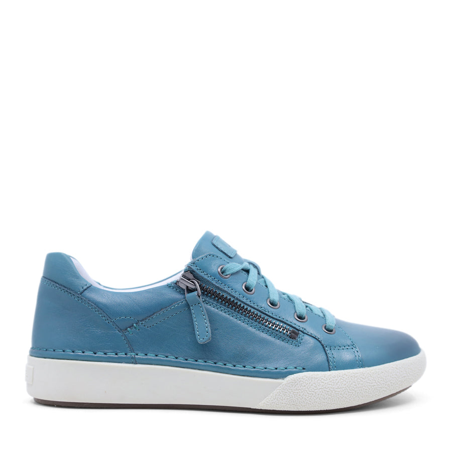 AZURE BLUE WITH WHITE SOLE SNEAKER