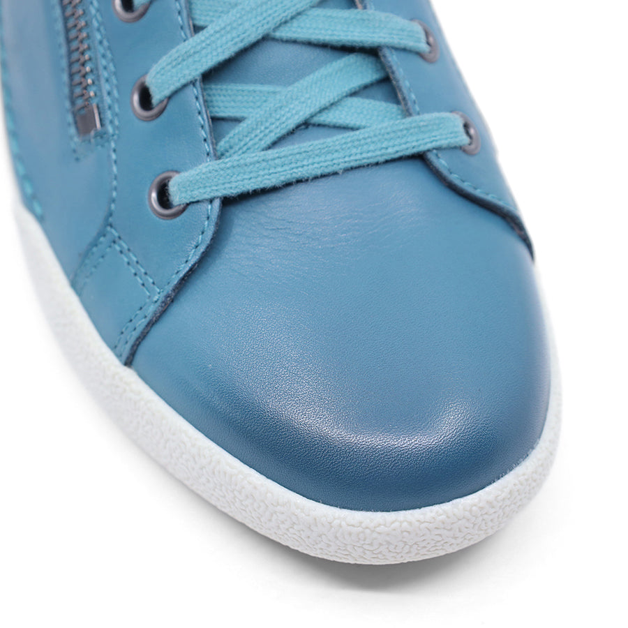 AZURE BLUE WITH WHITE SOLE SNEAKER