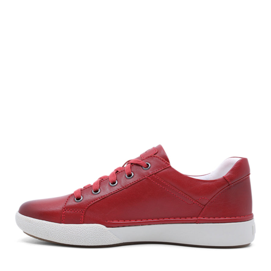 HIBISCUS RED WITH WHITE SOLE SNEAKER