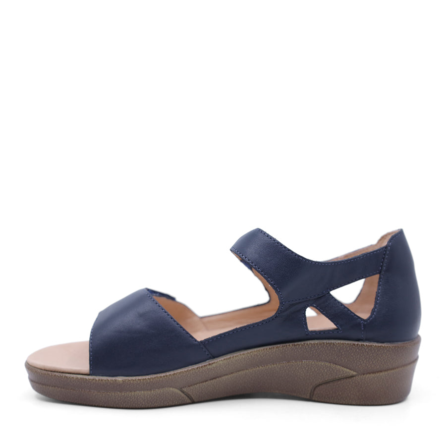 NAVY BLUE VELCRO SANDAL