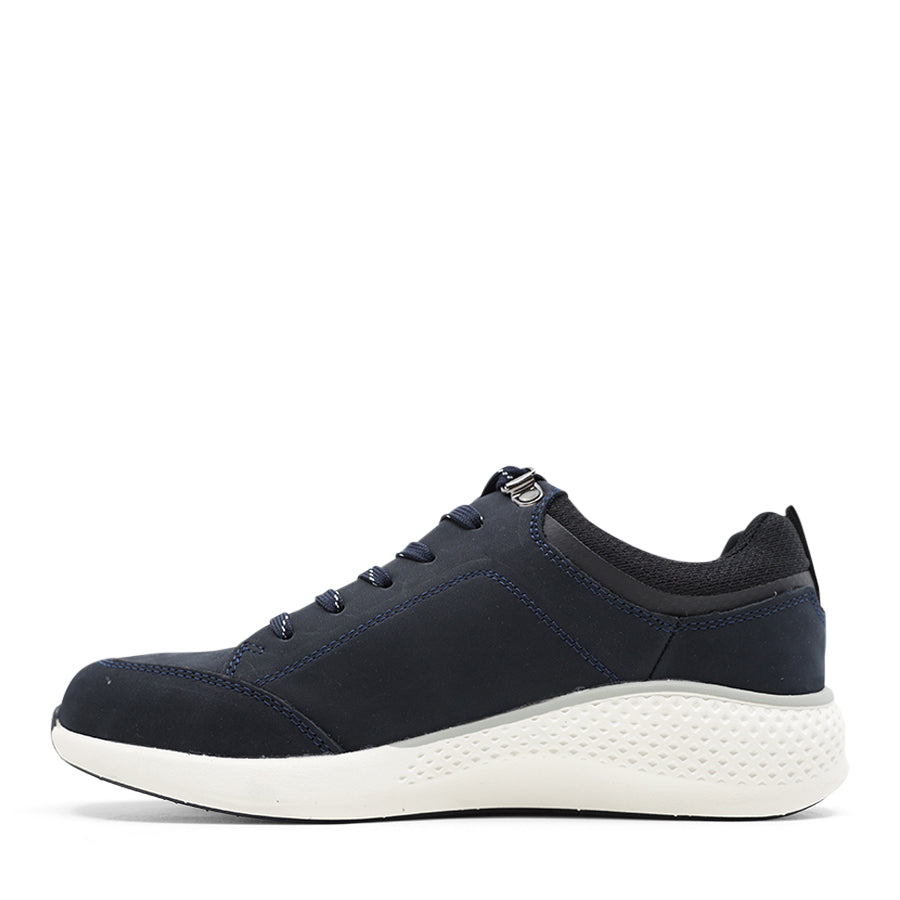 NAVY LACE UP SNEAKER