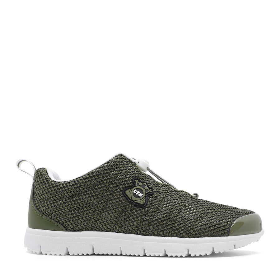 SLIP ON SNEAKER TOGGLE LACE KHAKI GREEN