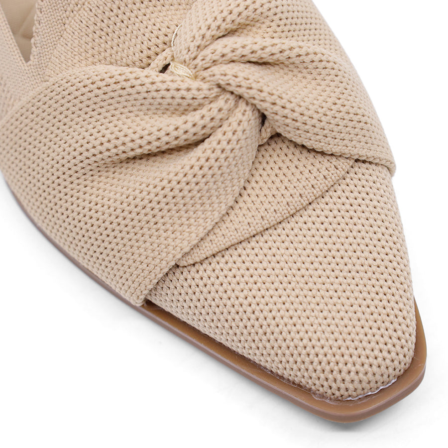 CAMEL BEIGE SLIP ON BALLET FLAT
