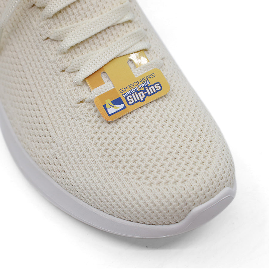 SKECHERS SLIP IN EGRET LACE UP SNEAKER