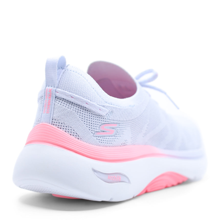 GREY PINK LACE UP SNEAKER