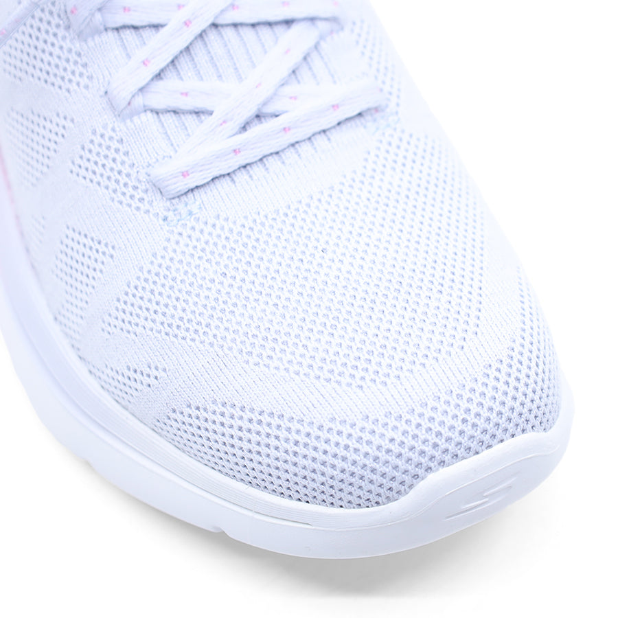 GREY PINK LACE UP SNEAKER