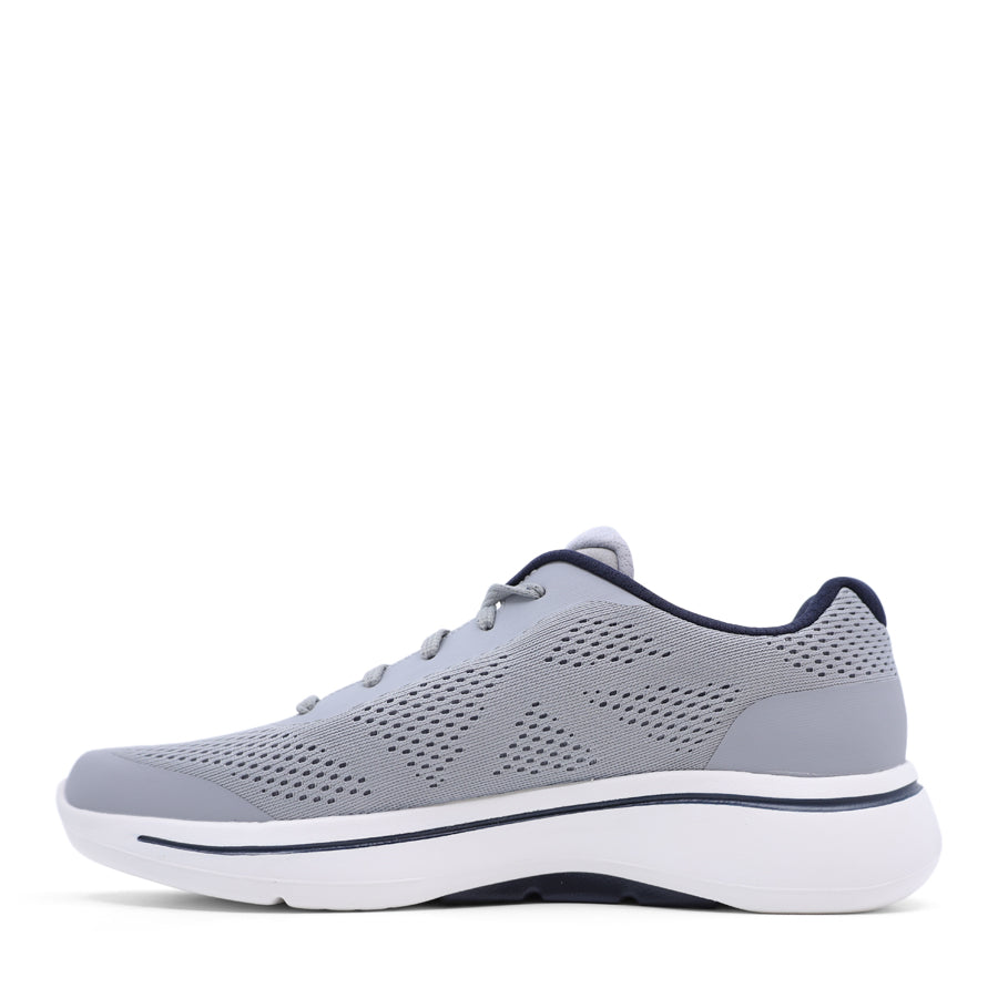 MENS ARCHFIT GREY LACE UP SNEAKER