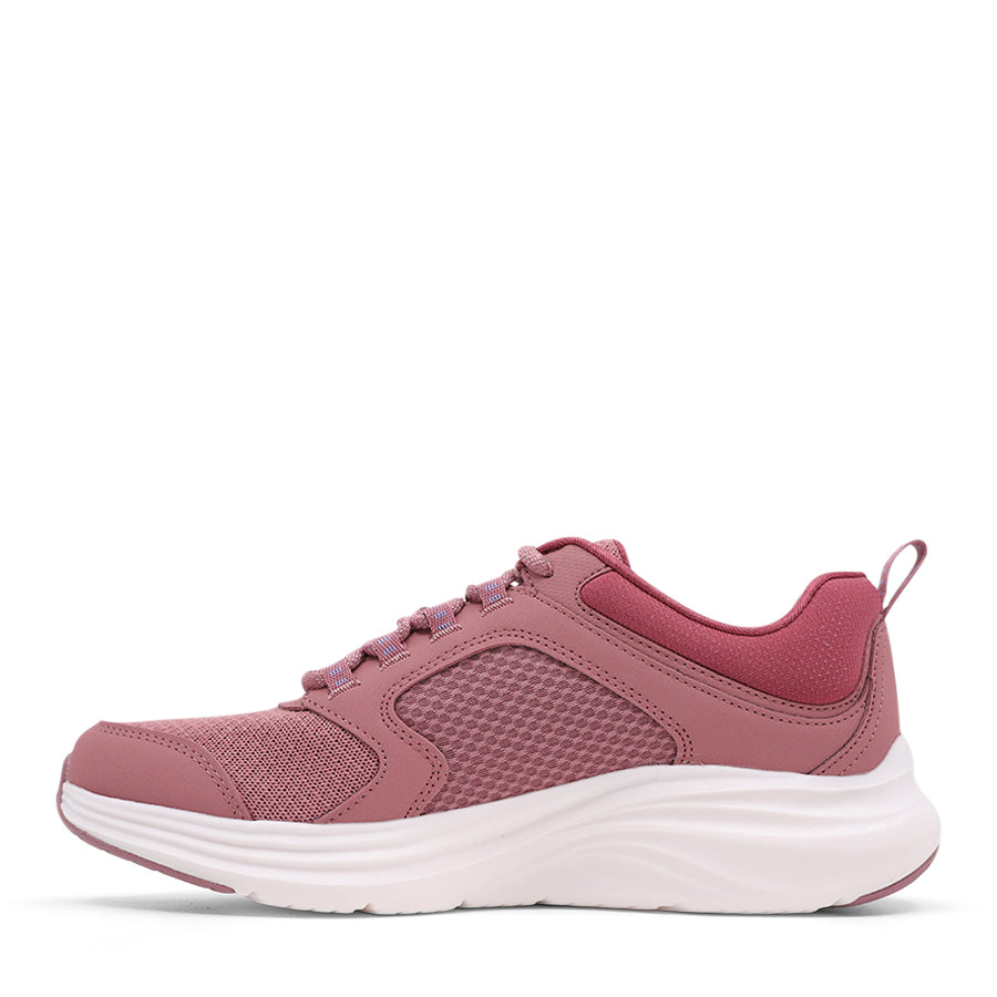 MAUVE PINK VAPOR FOAM LACE UP SNEAKER