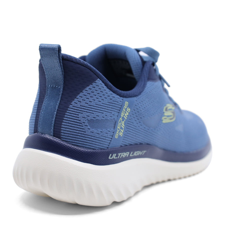 MENS SKECHERS BLUE LACE UP SNEAKER