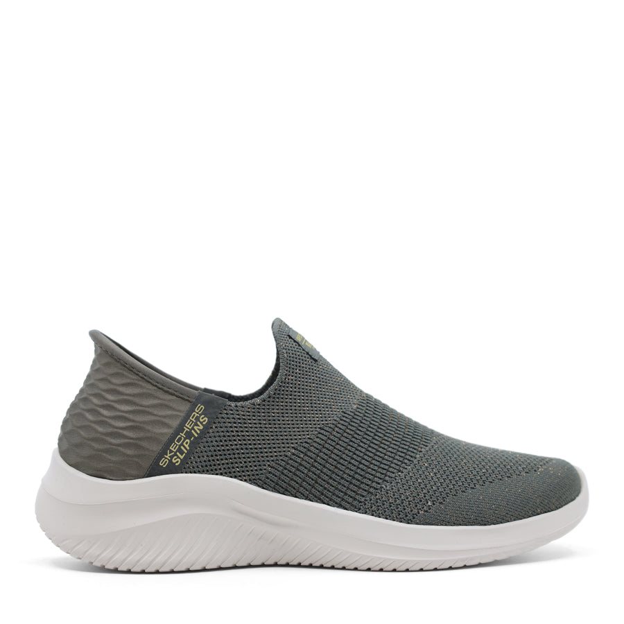 OLIVE GREEN SLIP ON SNEAKER