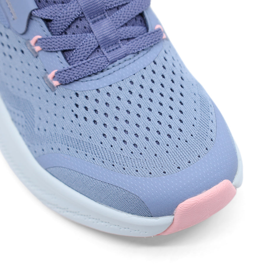 WOMENS SKECHERS SLATE BLUE LACE UP SNEAKER