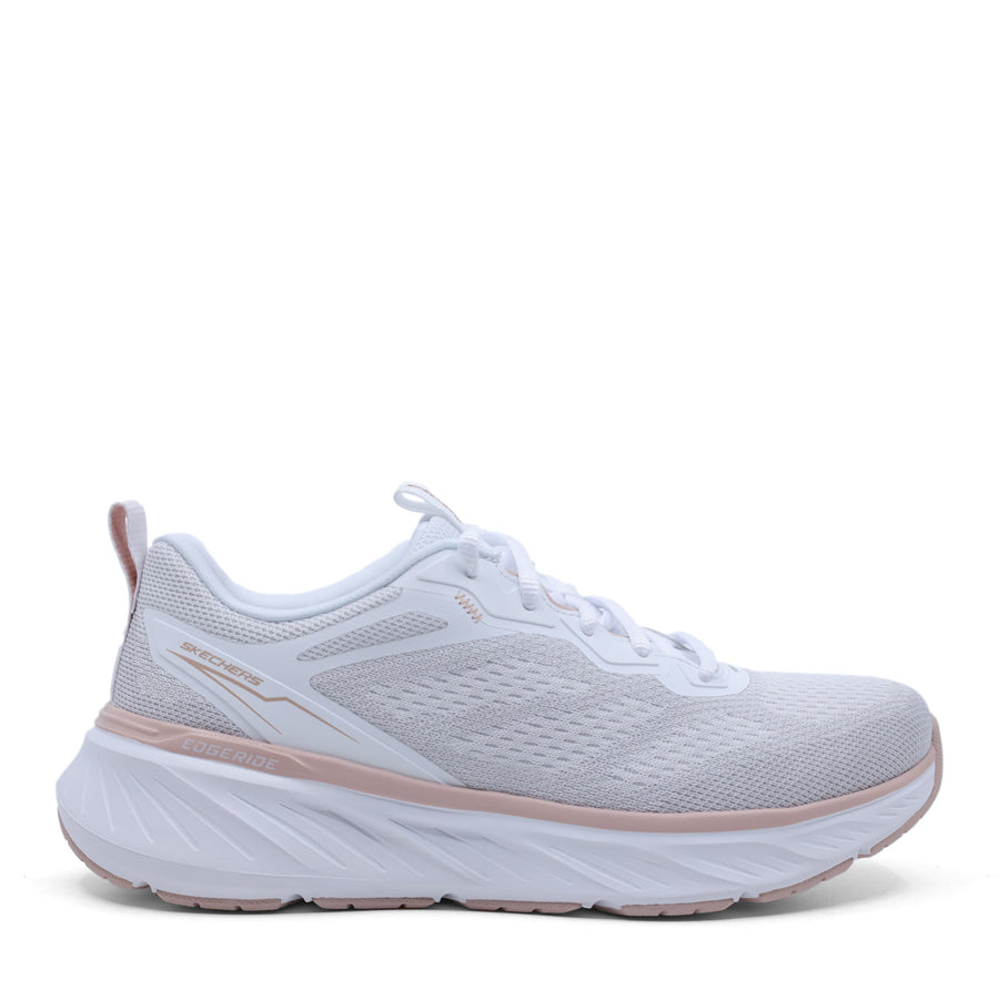 WOMENS SKECHERS WHITE LACE UP SNEAKER