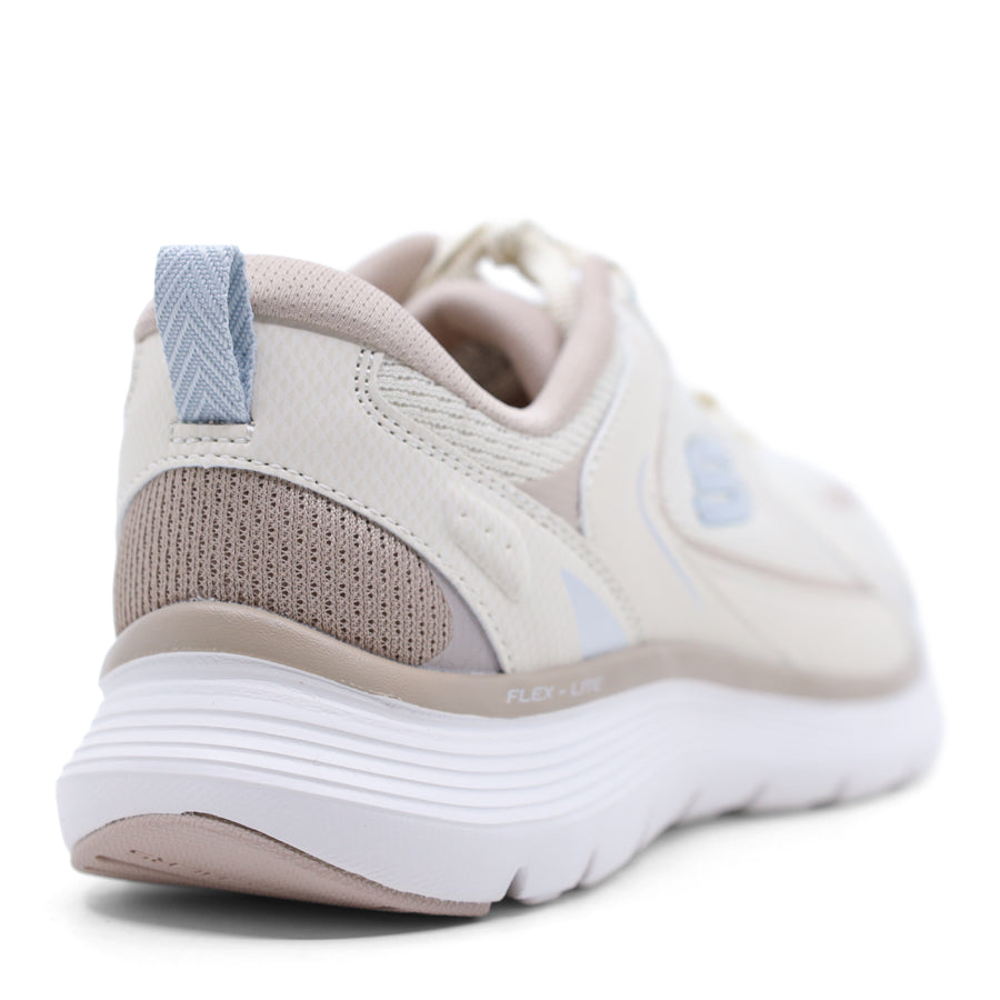 NATURAL BEIGE LACE UP SNEAKER