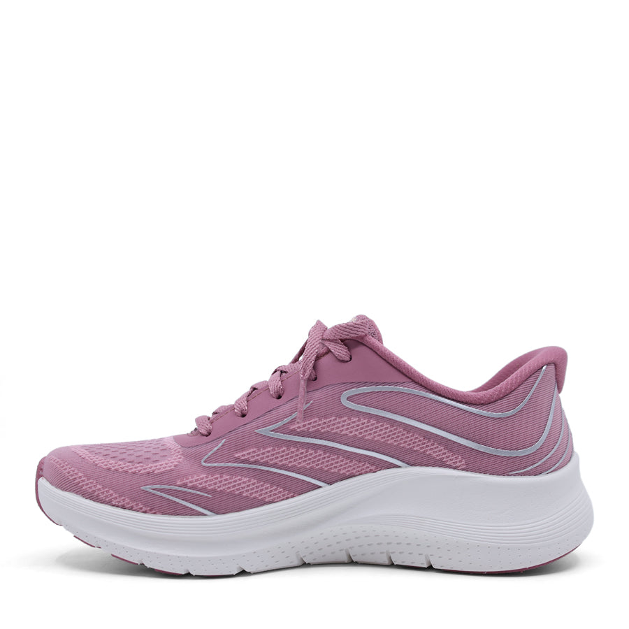 MAUVE PURPLE PINK  LACE UP SKECHER SNEAKER