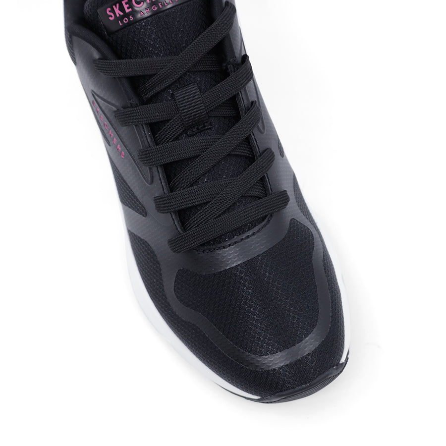 BLACK PINK LACE UP SNEAKER