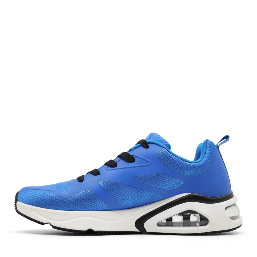 BLUE LACE UP MENS SNEAKER