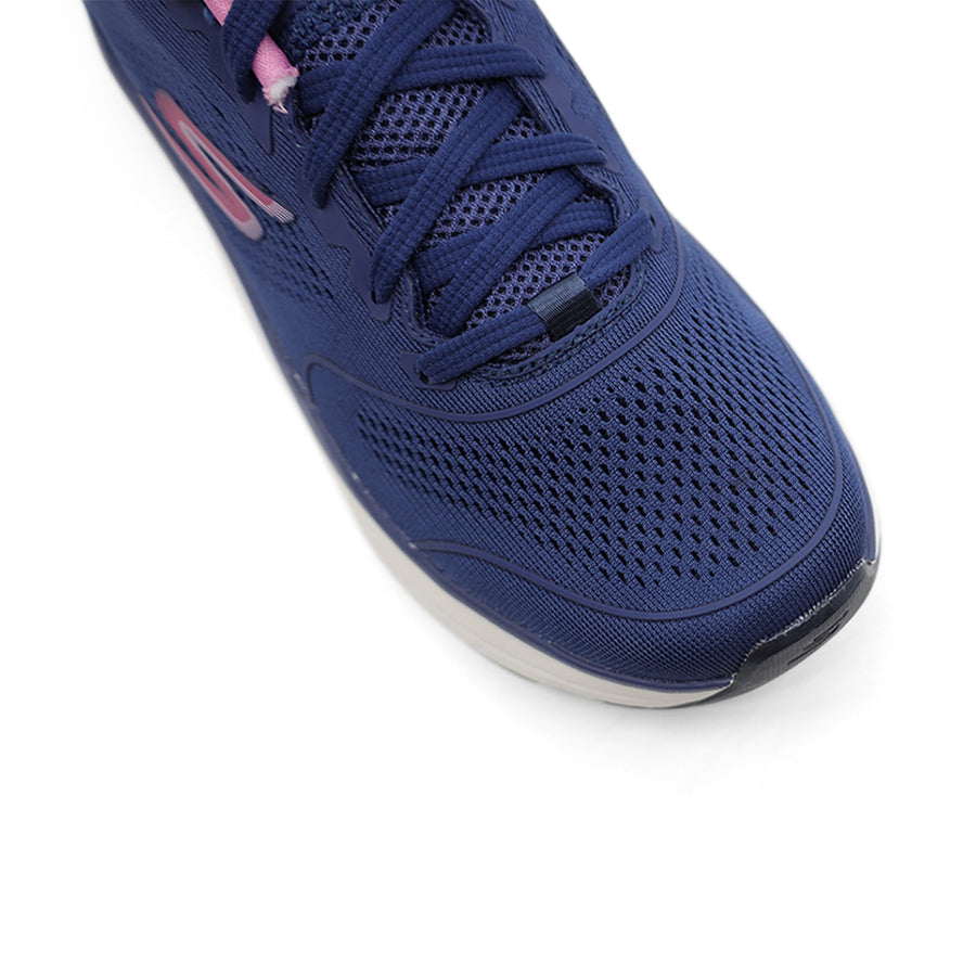 NAVY PINK LACE UP SNEAKER