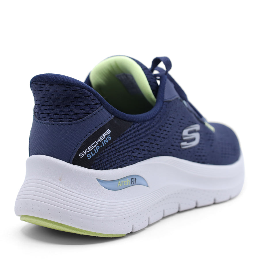 MENS SKECHERS BLUE LACE UP SNEAKER