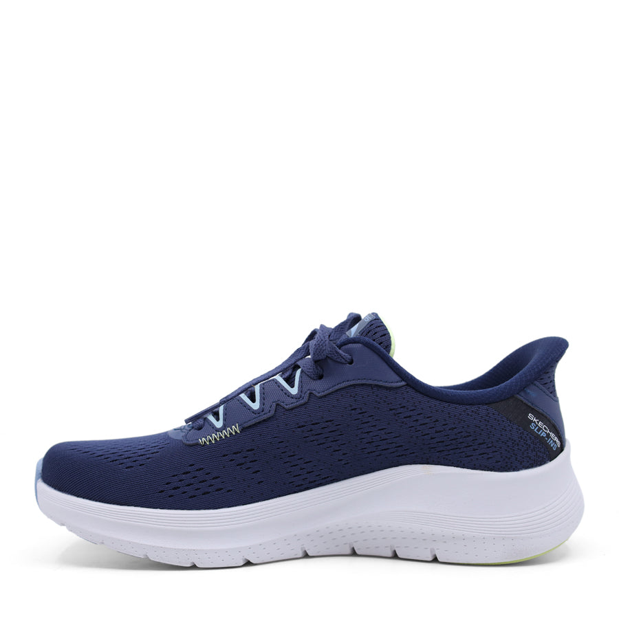 MENS SKECHERS BLUE LACE UP SNEAKER