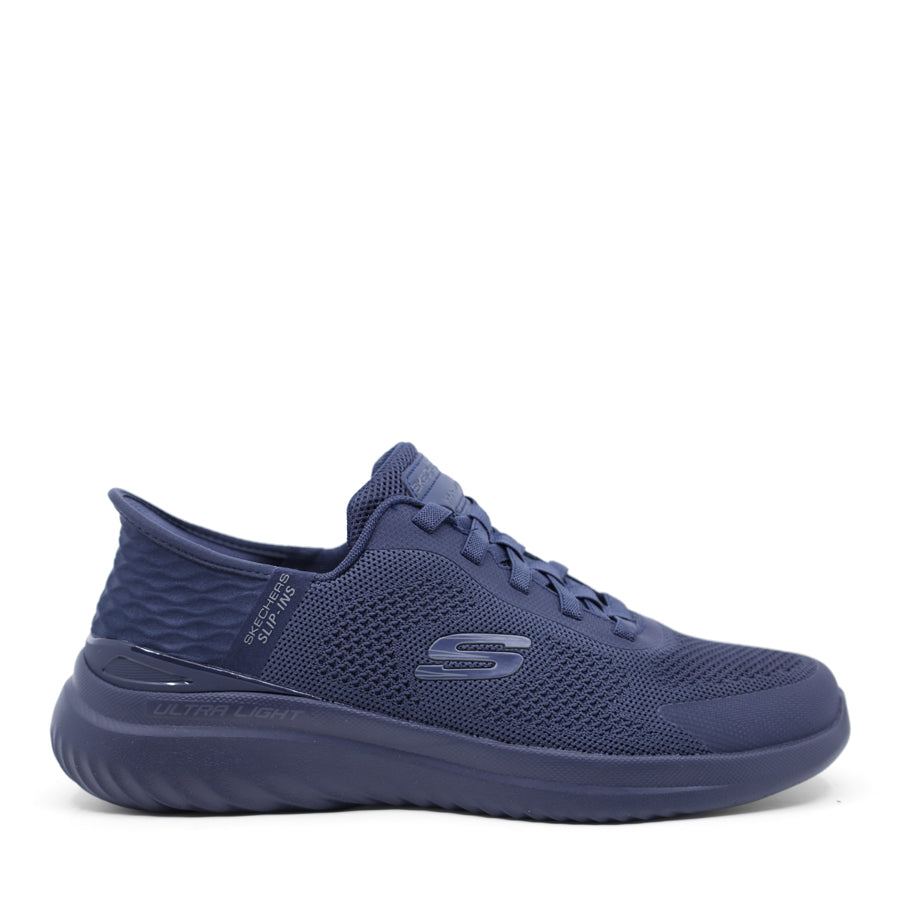 NAVY BLACK LACE UP SNEAKER
