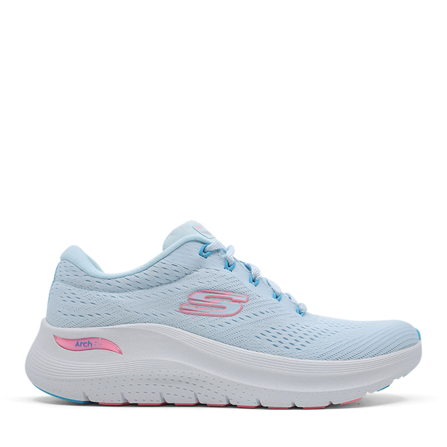 LIGHT BLUE LACE UP ARCHFIT SNEAKER