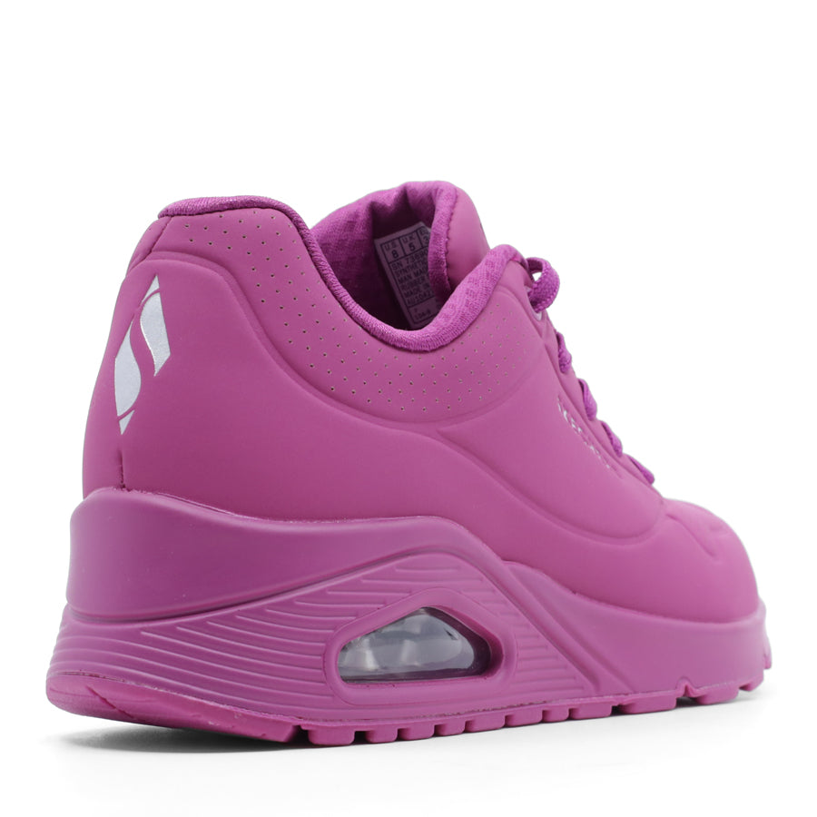 MAGENTA HOT PINK BARBIE LACE UP SNEAKER
