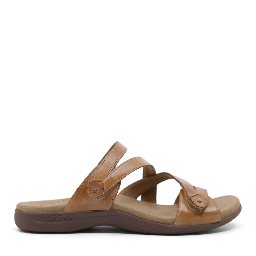 TEAL BLUE SLIDE ON VELCRO STRAP SLIDE SANDAL