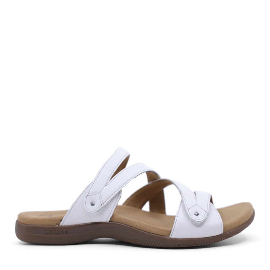 TEAL BLUE SLIDE ON VELCRO STRAP SLIDE SANDAL