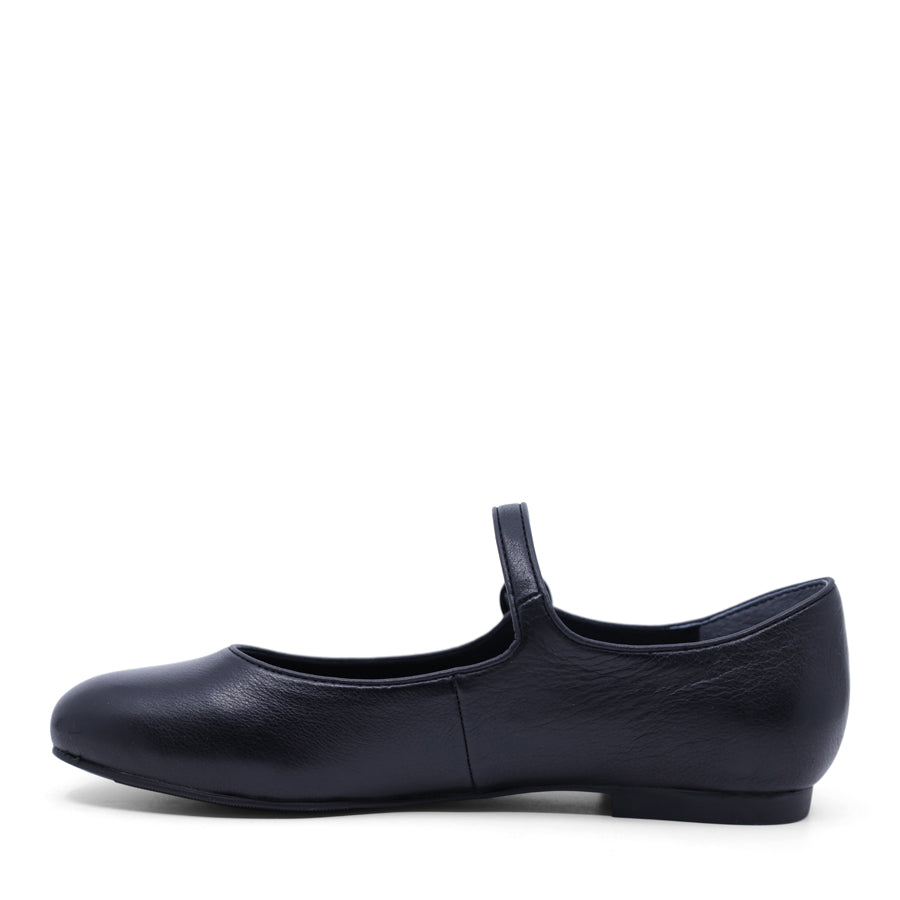 BLACK MARY JANE FLAT SHOE