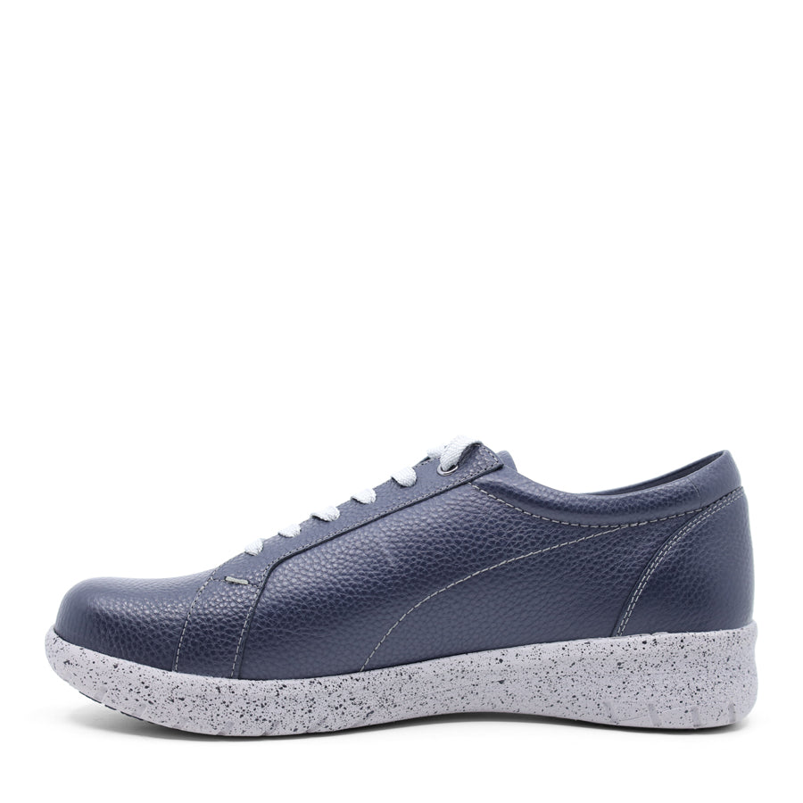 INK NAVY LACE UP ZIP UP SNEAKER